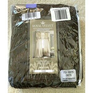 Royal Velvet Brown Valance Victory Plaza Mystique 144" x 20" Boho Traditional 5"